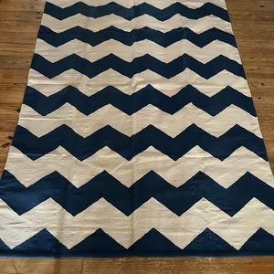 Surya geometric 100% cotton 5X7 ft rug from India